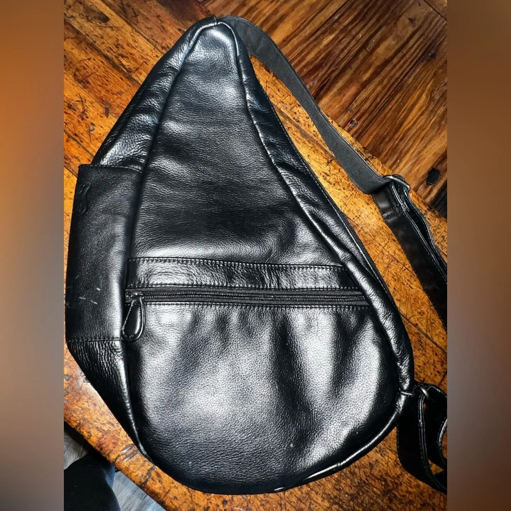 Ameribag Healthy Back Leather Bag - Black - Picture 7 of 9